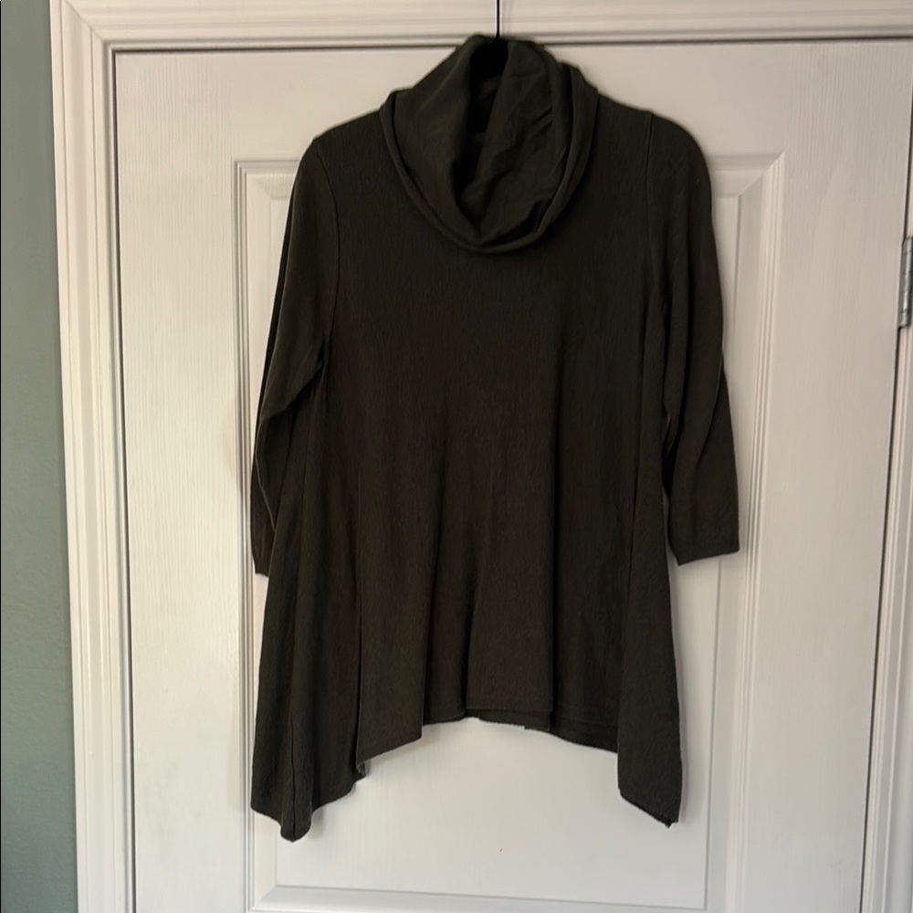 The Limited Women's Olive Green Cowl Neck Sweater